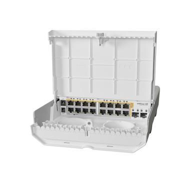 NetPower 16P MikroTik kültéri PoE switch