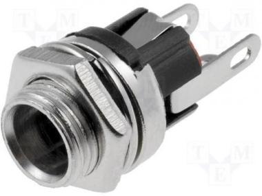 DC aljzat, szerelhető 2.1 x 5.5 mm
