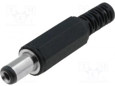 DC dugó, szerelhető 2.1 x 5.5 x 9 mm
