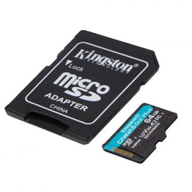 Kingston MicroSDXC 64GB Canvas Go! Plus memóriakár