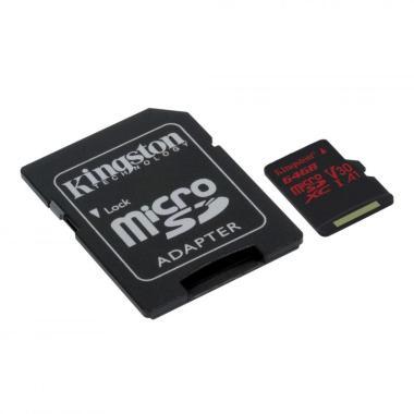 Kingston MicroSDXC 64GB Canvas React memóriakártya