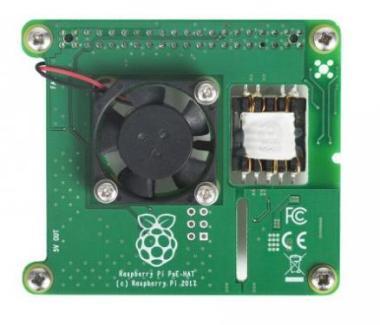 Raspberry Pi PoE HAT bővítő RBI Pi3 B+