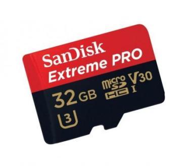 SanDisk microSDHC 32GB Extreme PRO + adapter