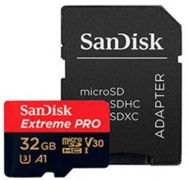 SanDisk microSDHC 32GB Extreme PRO + adapter