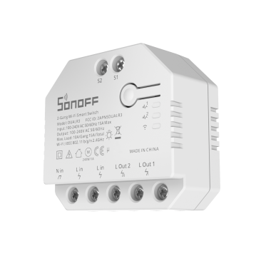 Sonoff DIY DUALR3 2-Gang WiFi Smart Switch