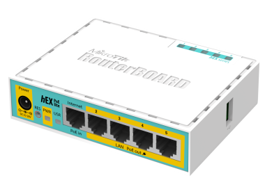 HEX PoE lite MikroTik router