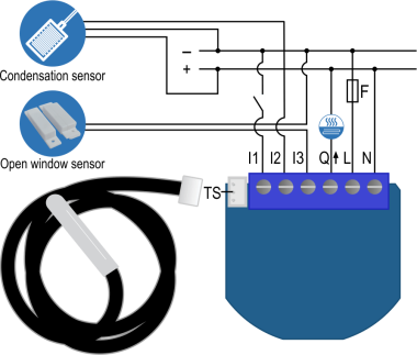 Qubino Flush On/Off Thermostat Z-Wave Plus