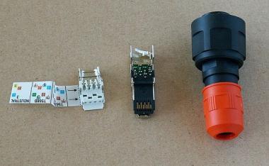 Weidmüller Cat6 kültéri RJ45 csatlakozó