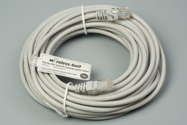 CAT5e UTP szerelt patch kábel 10m szürke