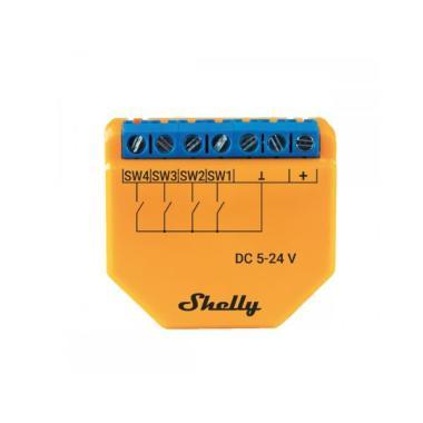 Shelly Plus i4 DC WiFi 4 Digital Inputs Controller