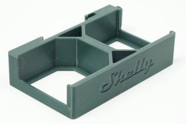 DIN sín adapter Shelly 2.5,EM Szürke dupla