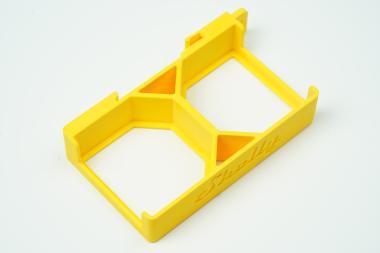 DIN sín adapter Shelly RGBW2,Dimmer2 Sárga dupla