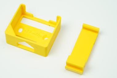 DIN sín adapter Shelly RGBW2,Dimmer2 Sárga horizon