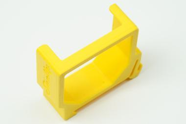 DIN sín adapter Shelly RGBW2,Dimmer2 Sárga simp90°