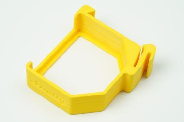 DIN sín adapter Shelly RGBW2,Dimmer2 Sárga szimpla