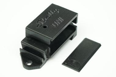 DIN sín adapter Shelly UNI vezérlőhöz fekete