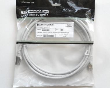 Cat6 FTP LSOH szerelet patch kábel 3m szürke