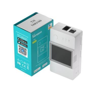 Sonoff TH20 Elite R3 20A okosrelé LED kijelzővel