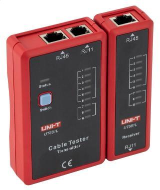 Kábel teszter UNI-T UT681L F/UTP RJ45+RJ11