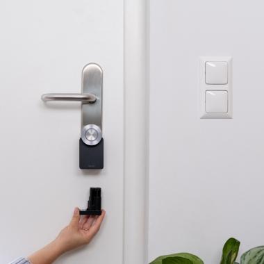 NUKI Smart Lock PRO 4th Gen okos ajtózár, Fekete