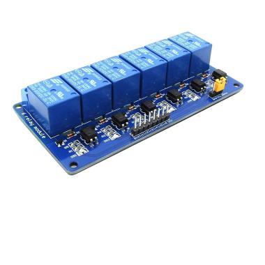 DIY Relé modul 6 csatorna 5V (250V/10A)Optocsatoló