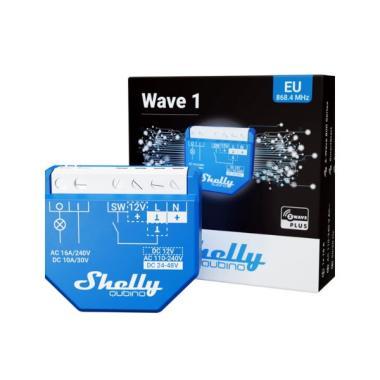 Shelly Qubino WAVE 1 okosrelé Z-Wave kompatibilis