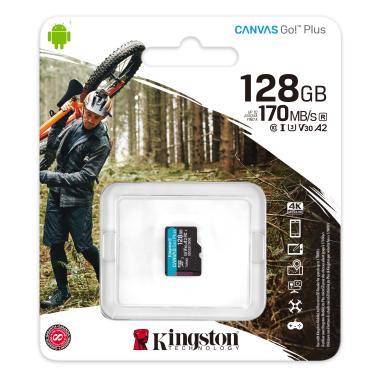 Kingston MicroSDXC 128GB Canvas Go! Plus memóriaká