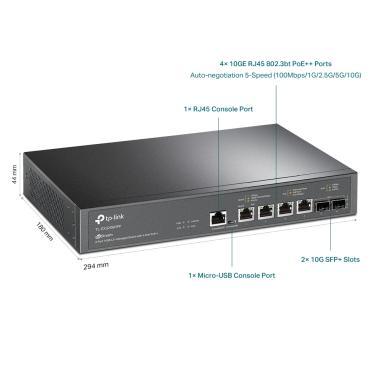 TP-Link TL-SX3206HPP Omada 10GE PoE++ Switch