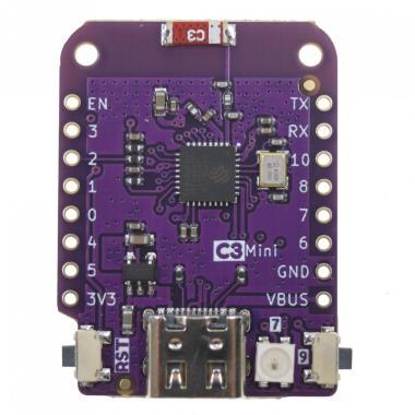 Wemos C3 Mini V2.1.0 ESP32-C3 dev. board