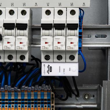 Shelly 3EM-63T Gen3 WiFi-s fogyasztásmérő 3 fázisú
