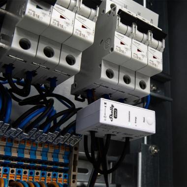 Shelly 3EM-63W Gen3 WiFi-s fogyasztásmérő 3 fázisú