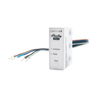 Shelly 3EM-63W Gen3 WiFi-s fogyasztásmérő 3 fázisú