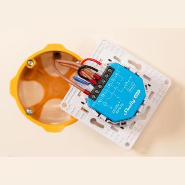 Shelly Plus 2L Gen3 WiFi+BT relé, csak fázis