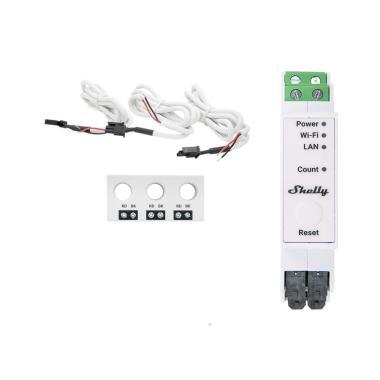 Shelly Pro 3EM 3CT63 3 fázisú fogyasztásmérő