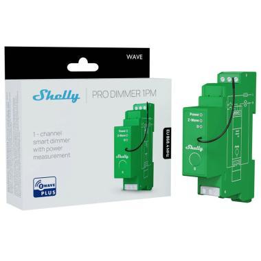 Shelly Wave Pro Dimmer 1PM fényerőszab. modul Z-W