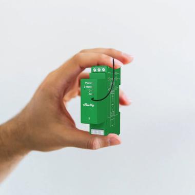 Shelly Wave Pro Dimmer 2PM fényerőszab. modul Z-W