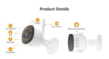 Imou IP wifi csőkamera Bullet 2C (2MP, 2,8mm)